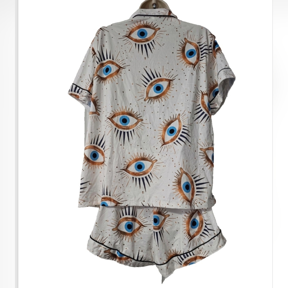 NWOT Pajama Set with Necklace and Earrings Size XXL - Picture 3 of 13